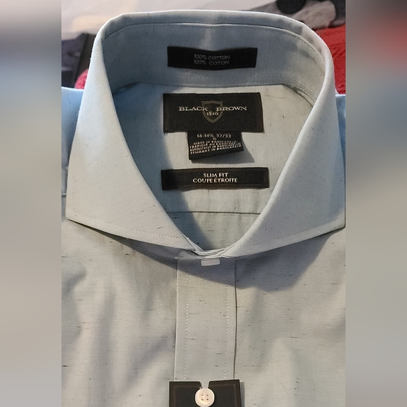 NEW Men's fitted dress shirt - Picture 4 of 7